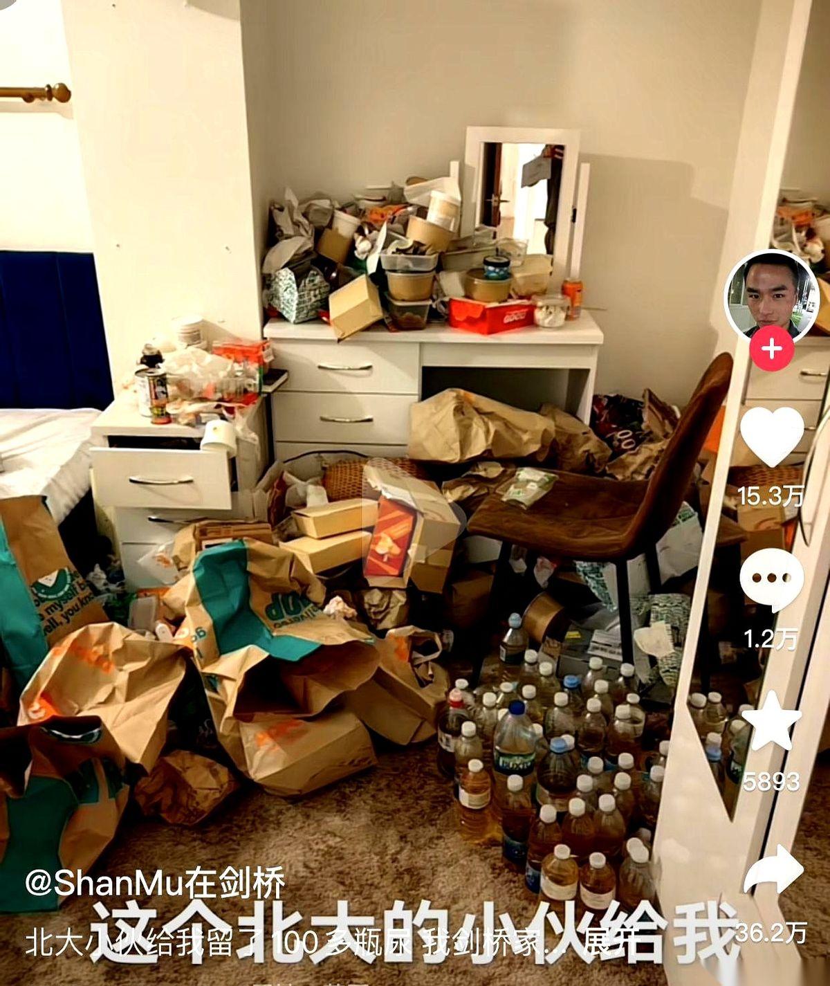 这段网传视频里，剑桥大学附近一间留学生公寓的木门被推开，迎接清华毕业房东的，不是