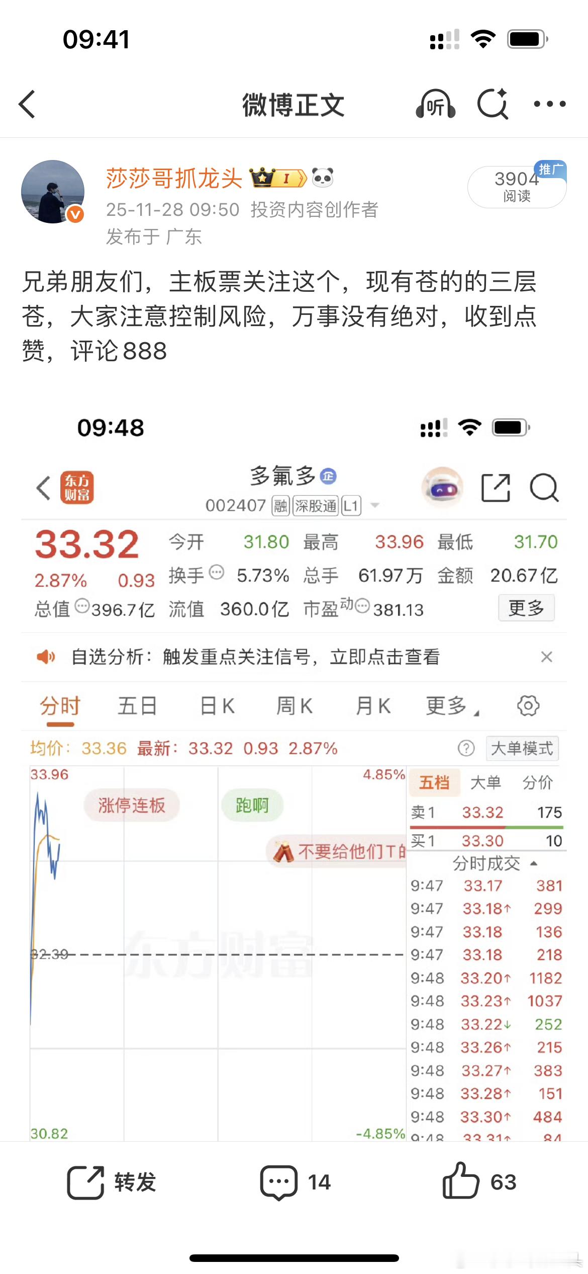 上周五给莎莎给大家的福利可以止盈出来啦