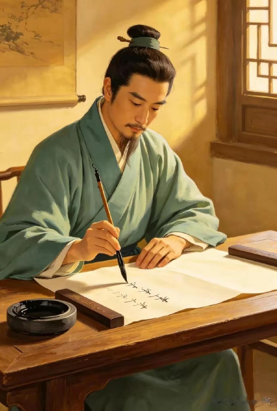 上联：十载青灯为金榜；下联：一朝得中天下名。