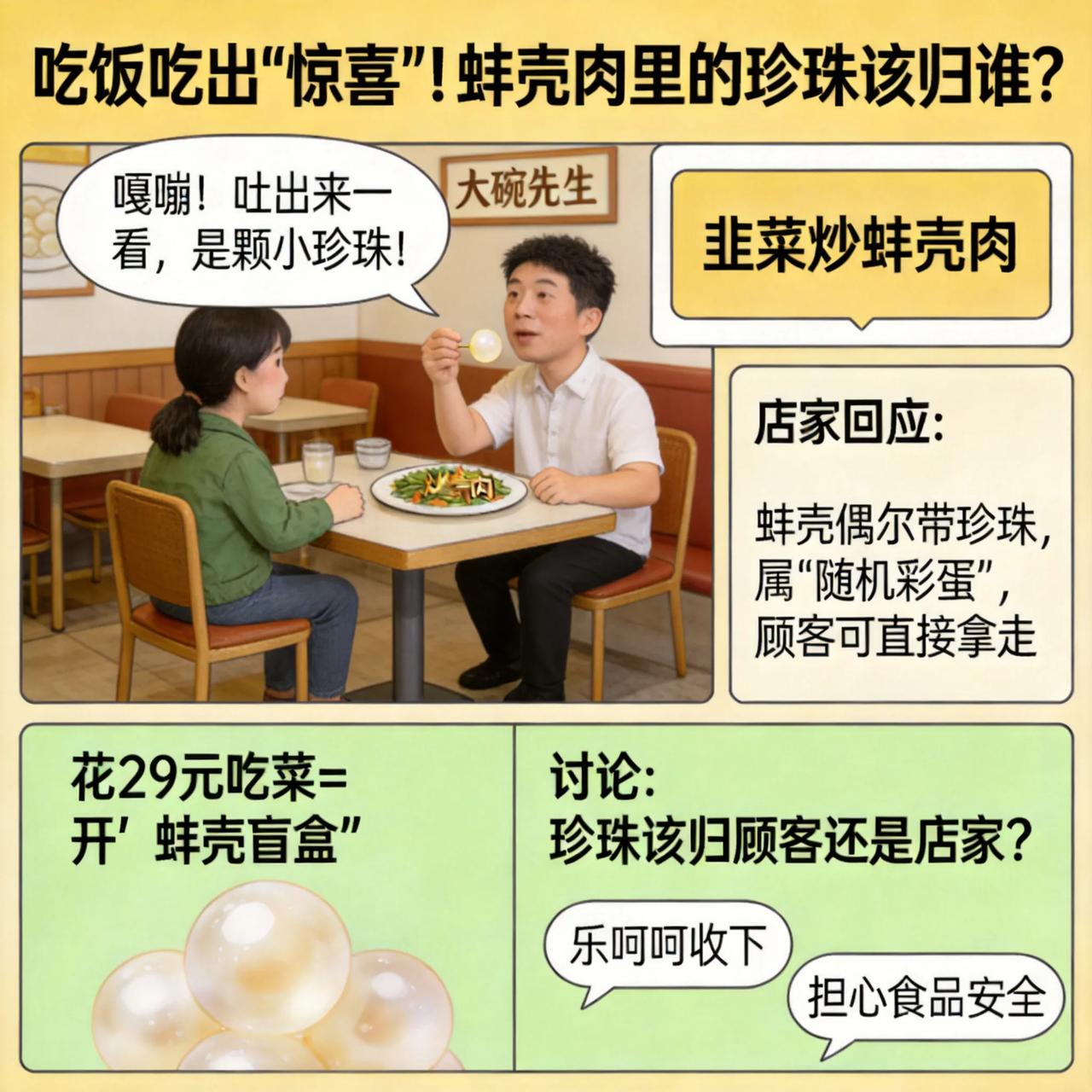 【吃饭吃出“惊喜”，这额外加的“料”该不该归我？】今天刷到个有意思的事，湖南