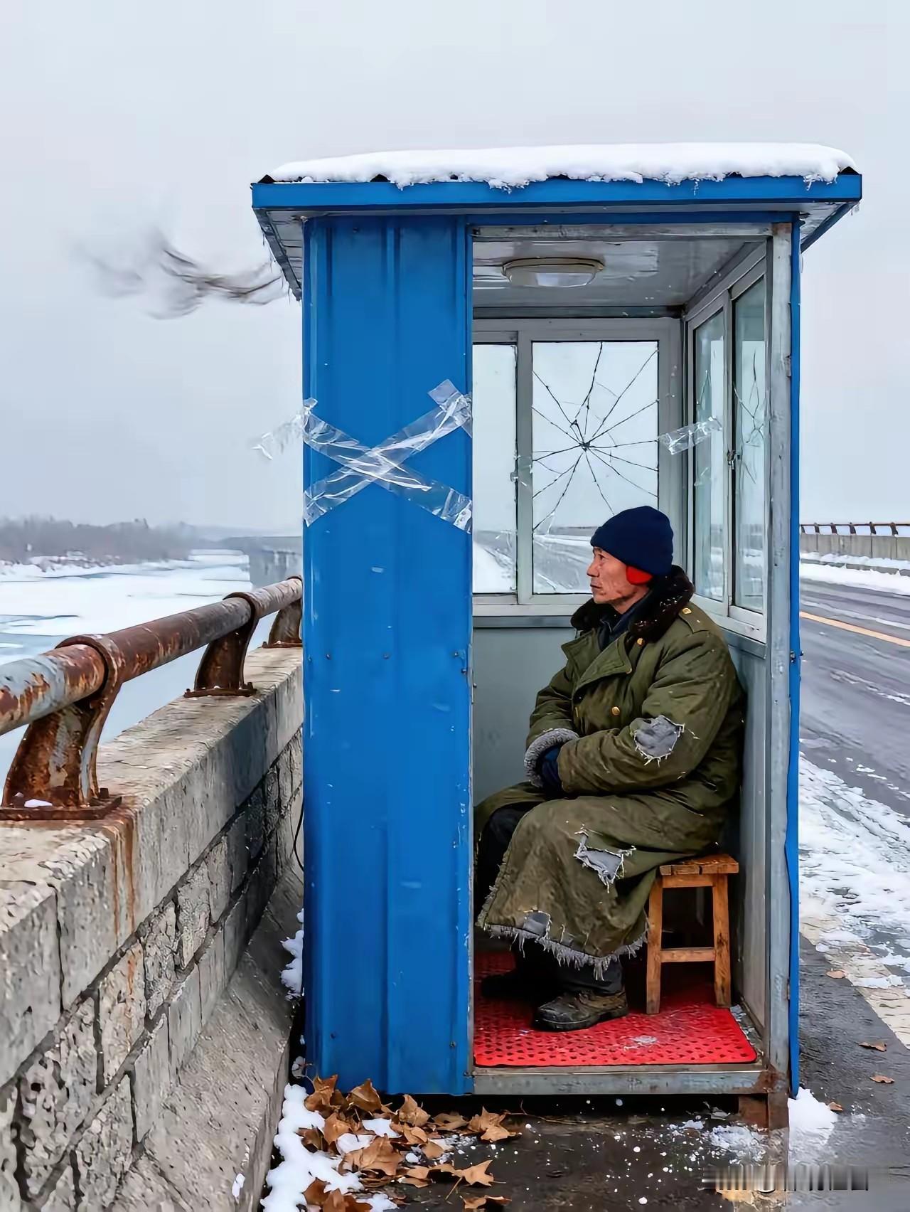 别说一个月给5000元了，即便是给6000元，让一天12个小时守在这个保安亭里面