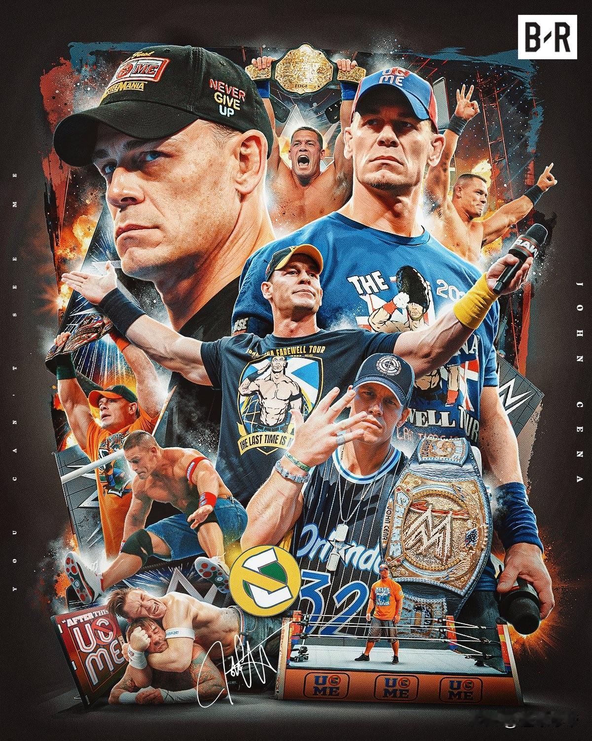 一个时代结束了，WWE之王约翰·塞纳正式退役!今天48岁的约翰·塞纳完成了自