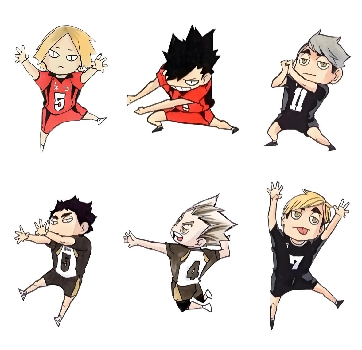 Q版的小排球真的太可爱了，你最喜欢谁呀！动漫点评团排球少年动漫