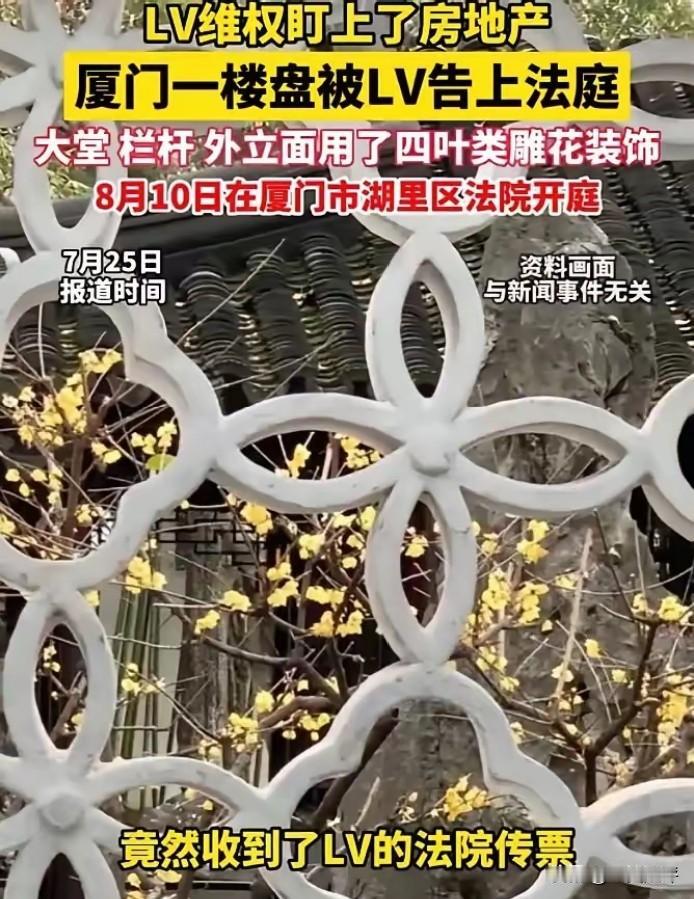 【LV又“告”了，这次是楼盘】今天告这个，明天告那个，有的还是挣几块钱的小商家