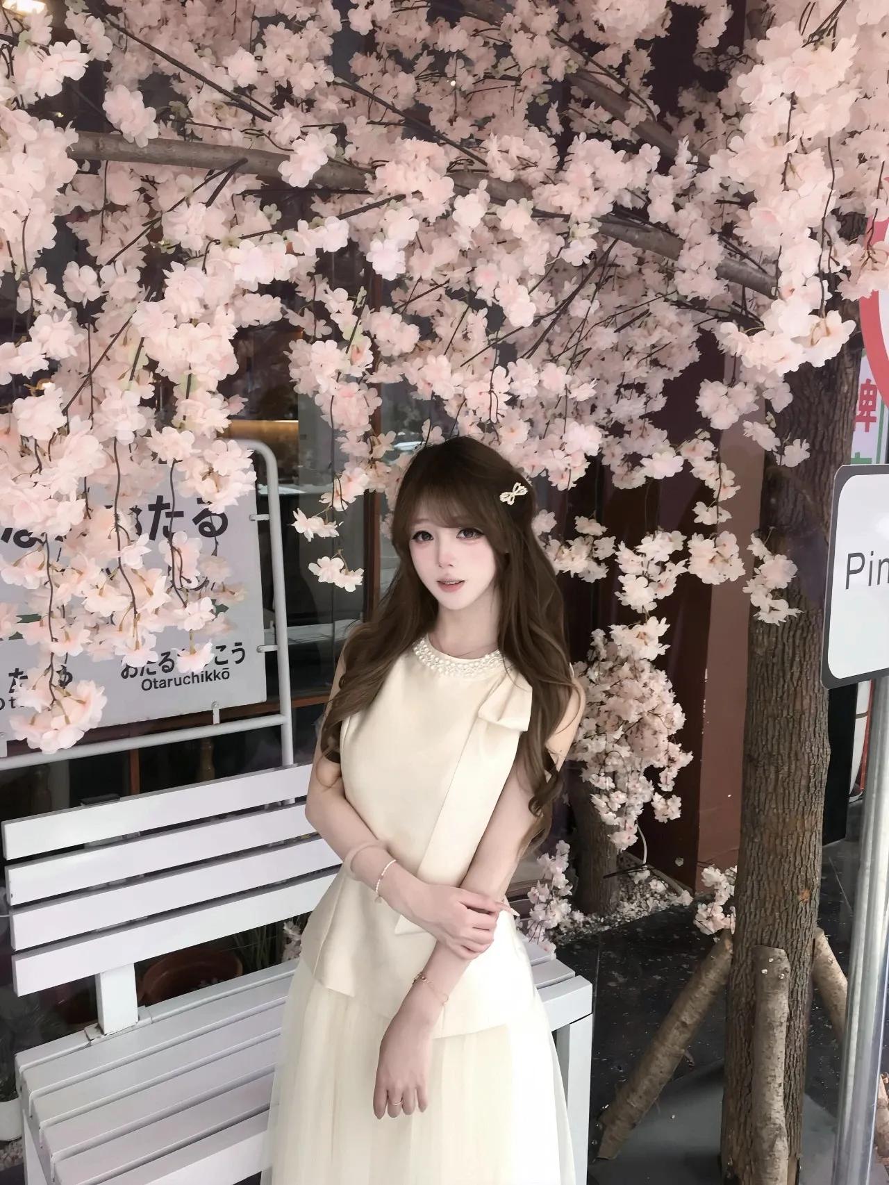 分享甜美小姐姐随手拍夏天该有的样子，就是穿上漂亮的裙子分享唯美的美照美女的美丽