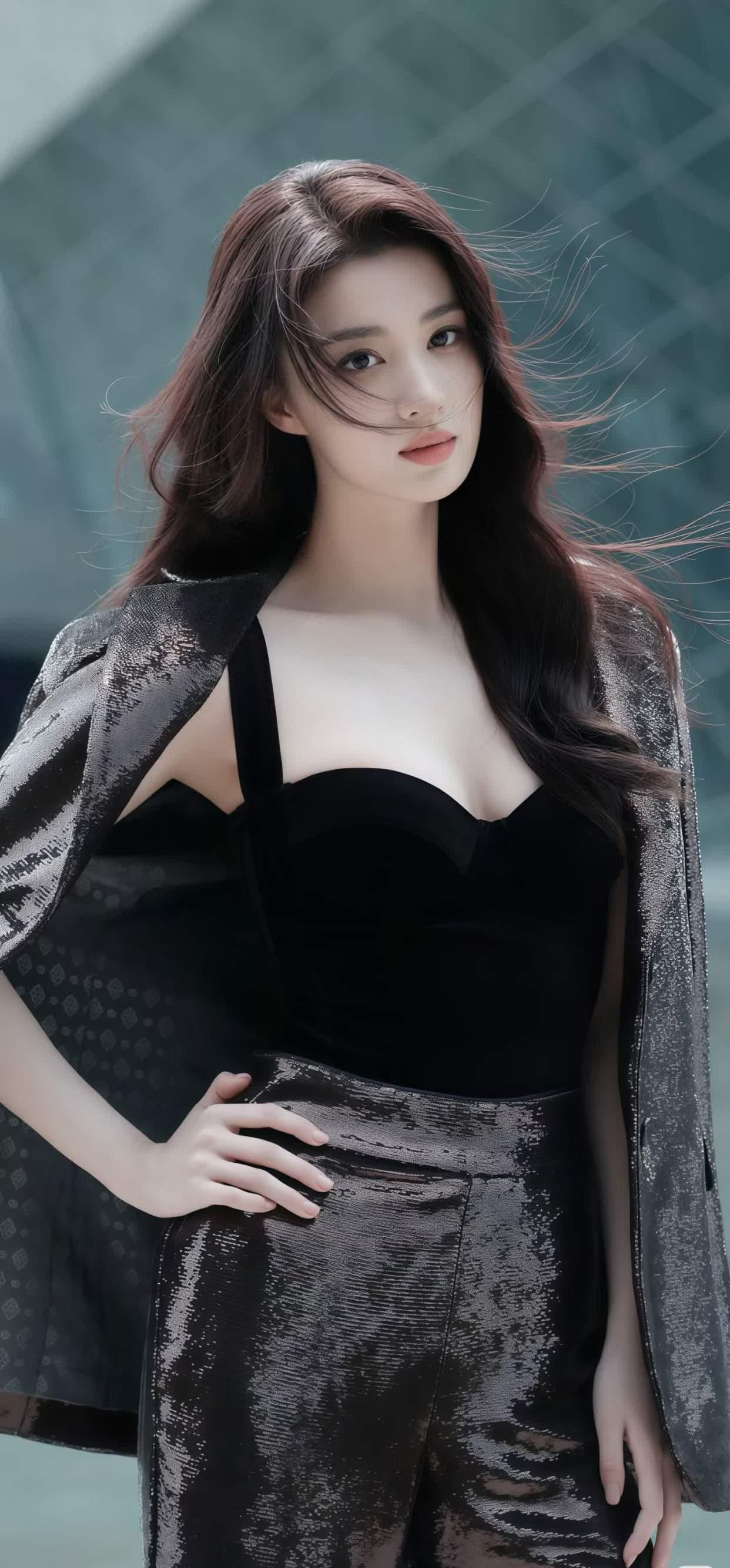 王楚然如同从画里走出来的仙女，颜值格外惊艳，出众的容貌总能让人眼前一亮。最新这组写真更是把她的优势尽