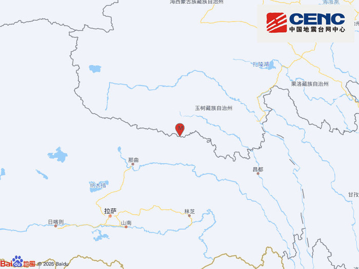 青海玉树州杂多县发生5.3级地震，震源深度10千米
