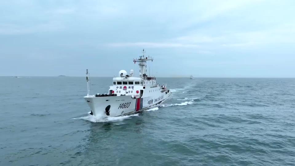 从本月起，中国大陆正式接管了台海安全巡逻任务，中国海警局东海分局的新闻发言人明确