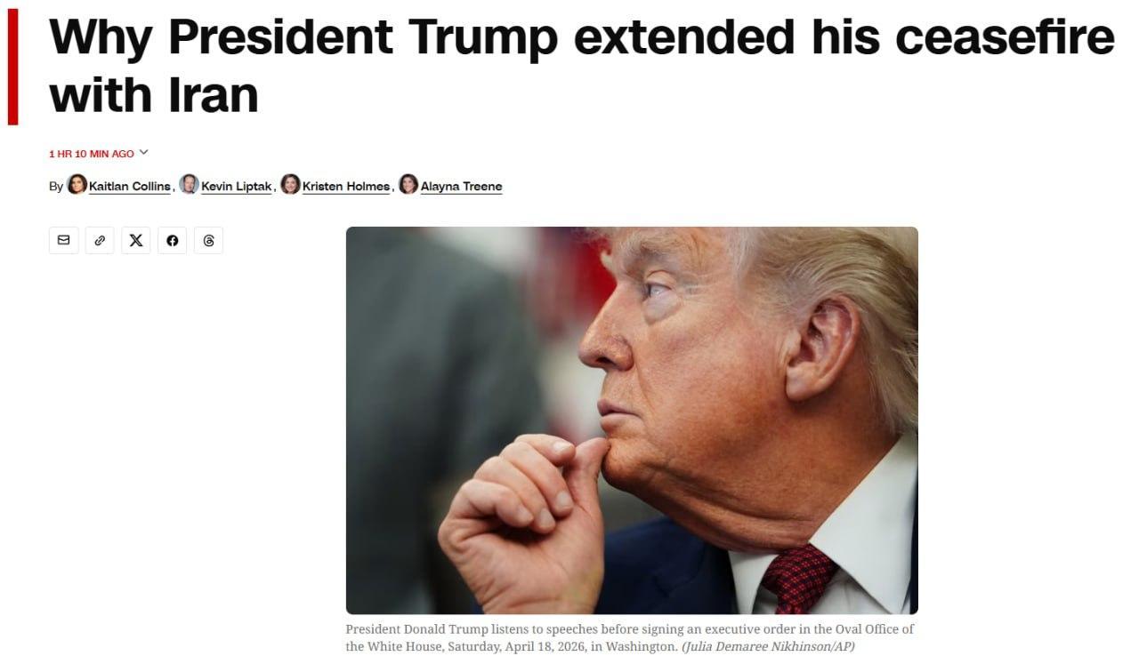 美国有线电视新闻网（CNN）报道，特朗普总统的团队在下一轮可能的谈判前向伊朗发送