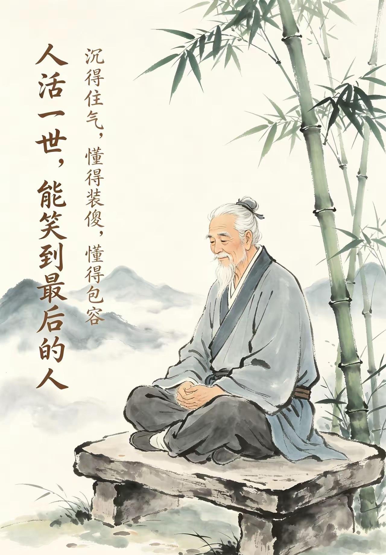 人这一生，拼的不是聪明和能力，而是格局和心性。真正能笑到最后的人，往往就两种。一