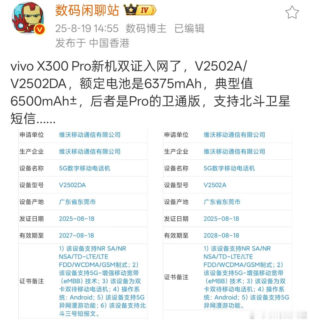 vivoX300Pro这电池容量相对友商竞品好像小了不少啊​​​