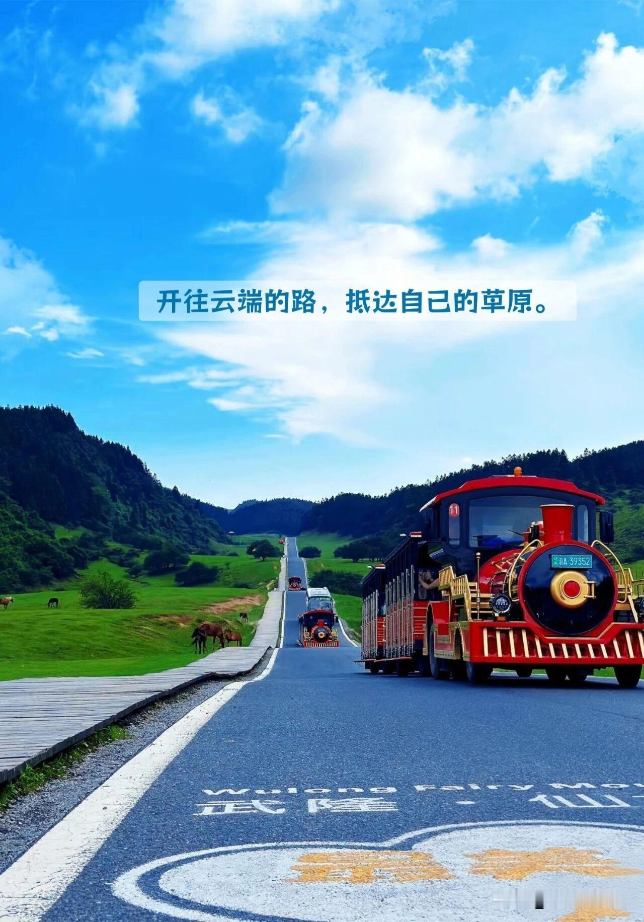 武隆仙女山及观光小火车完整游玩运作攻略来仙女山必坐的复古小火车，很多人搞不