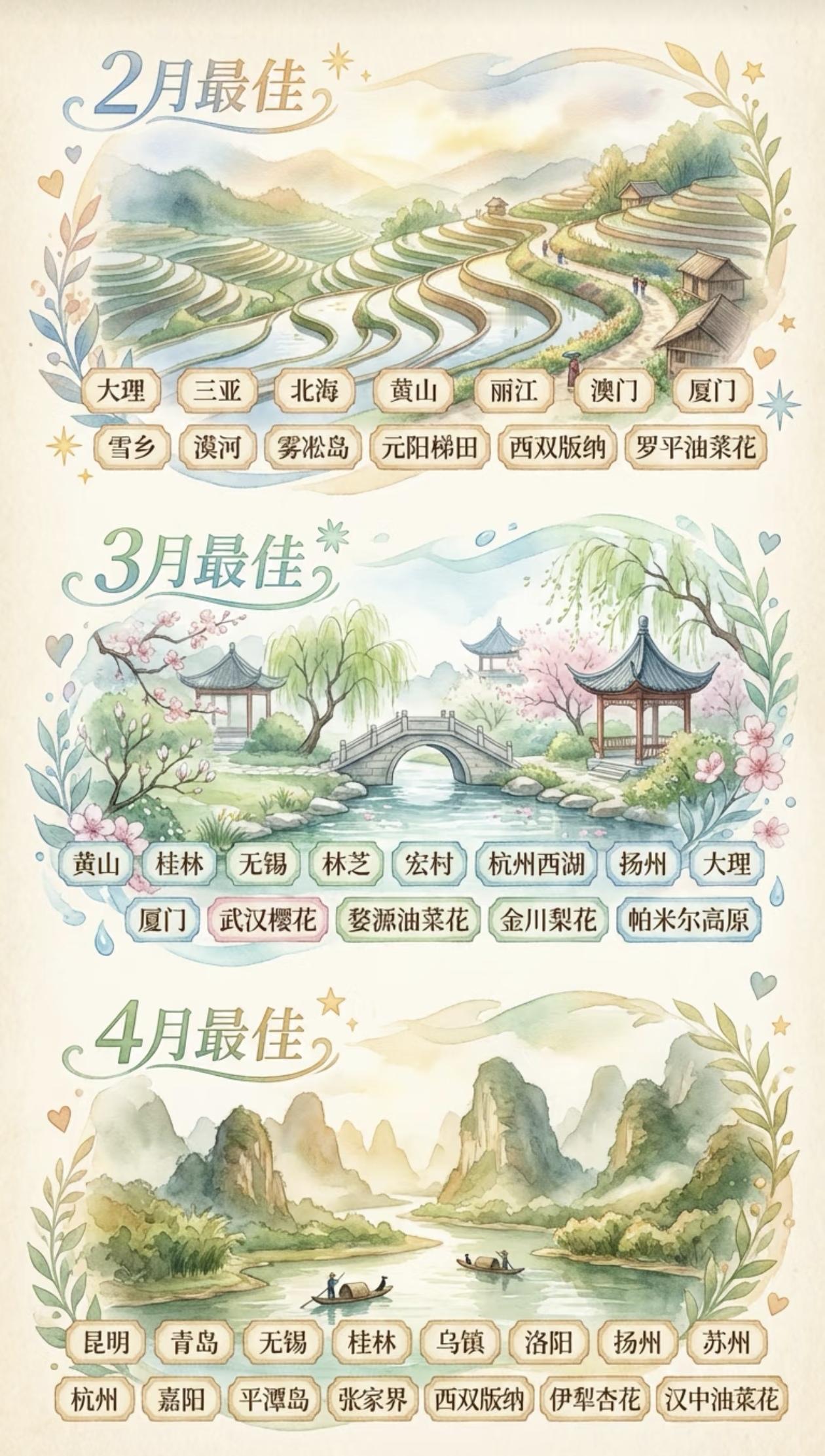 2026全年旅行日记