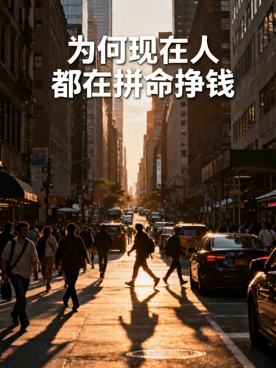 现在人拼命挣钱，原因太现实。就像那个26岁做销售的读者，业绩不稳定，收入几千块。