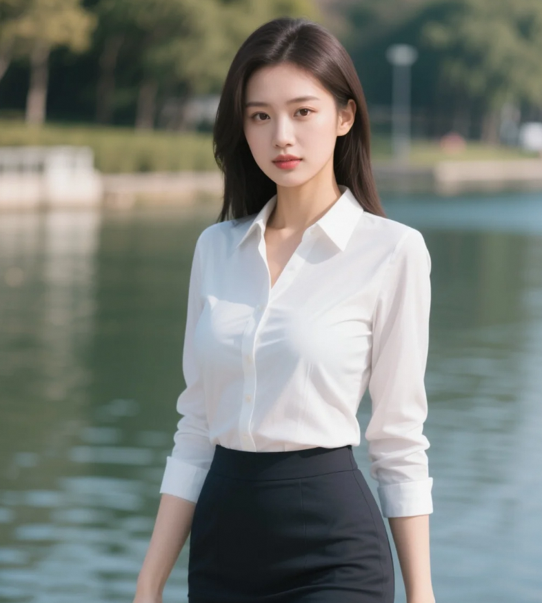 职场女孩也要美，哪怕只是在镜头里