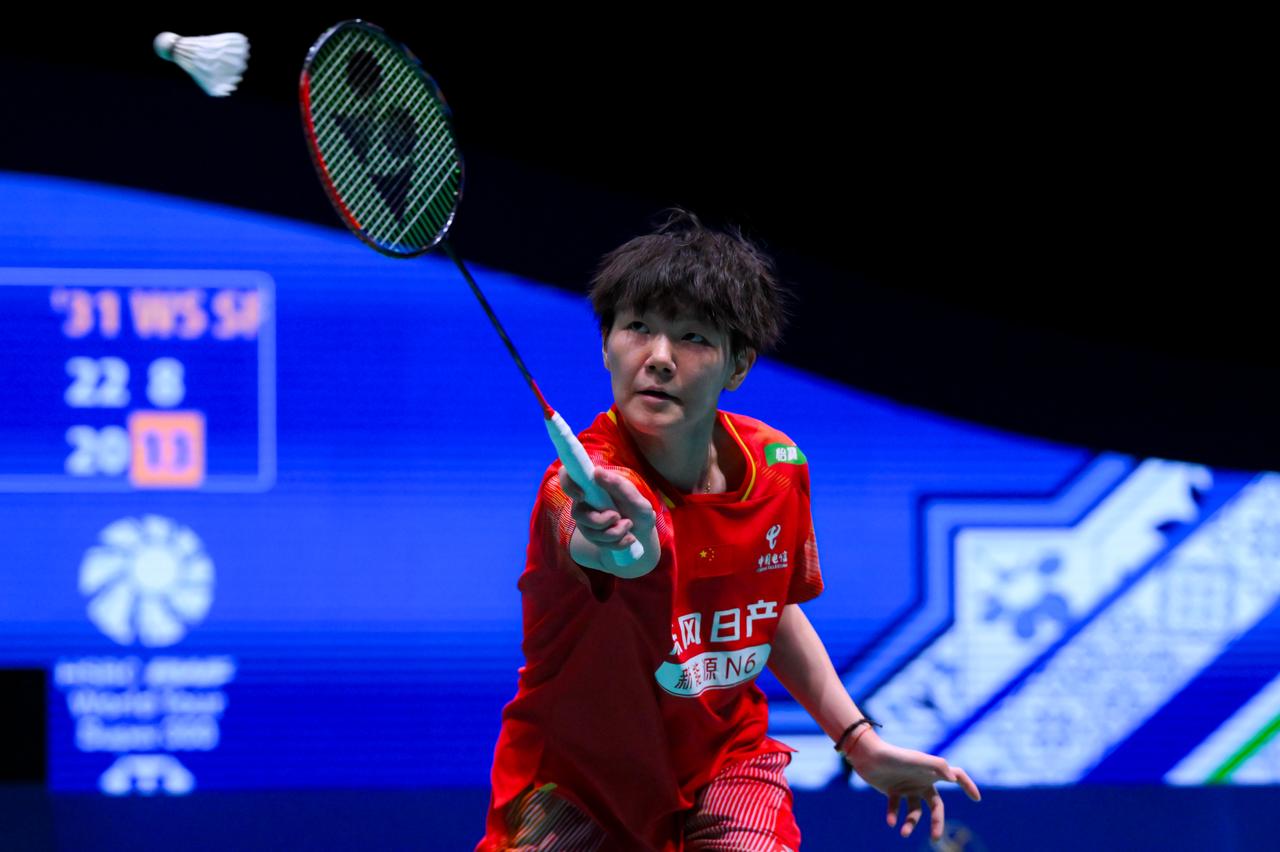 刚刚结束了一场2026韩国羽毛球大师赛女单半决赛，女单4号种子、世界排名第35位