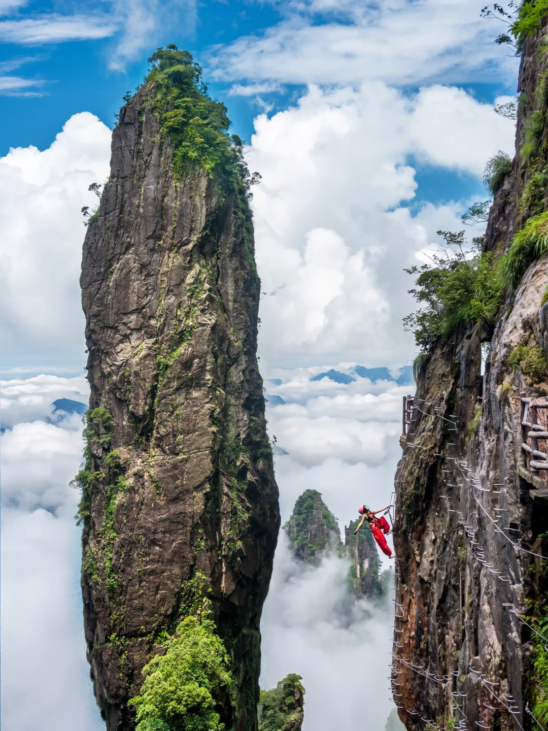 勇敢的人，先享受世界！是谁还没去过这座山