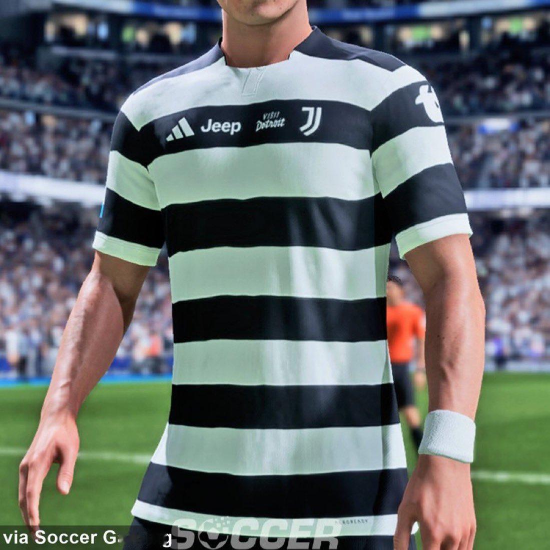 尤文图斯第三客场球衣即将上市！充满复古气息这款球衣由StudioSgur