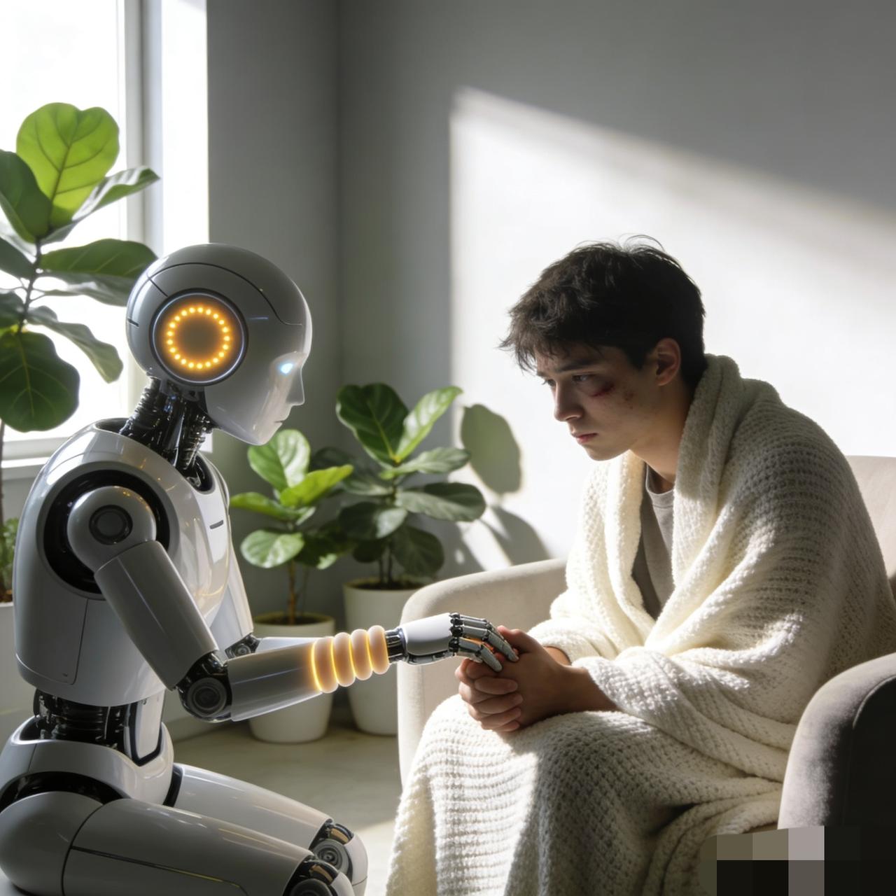 实在想不到，AI竟然还能加重抑郁患者的病情。一个老家的亲戚。因为感情受挫，工