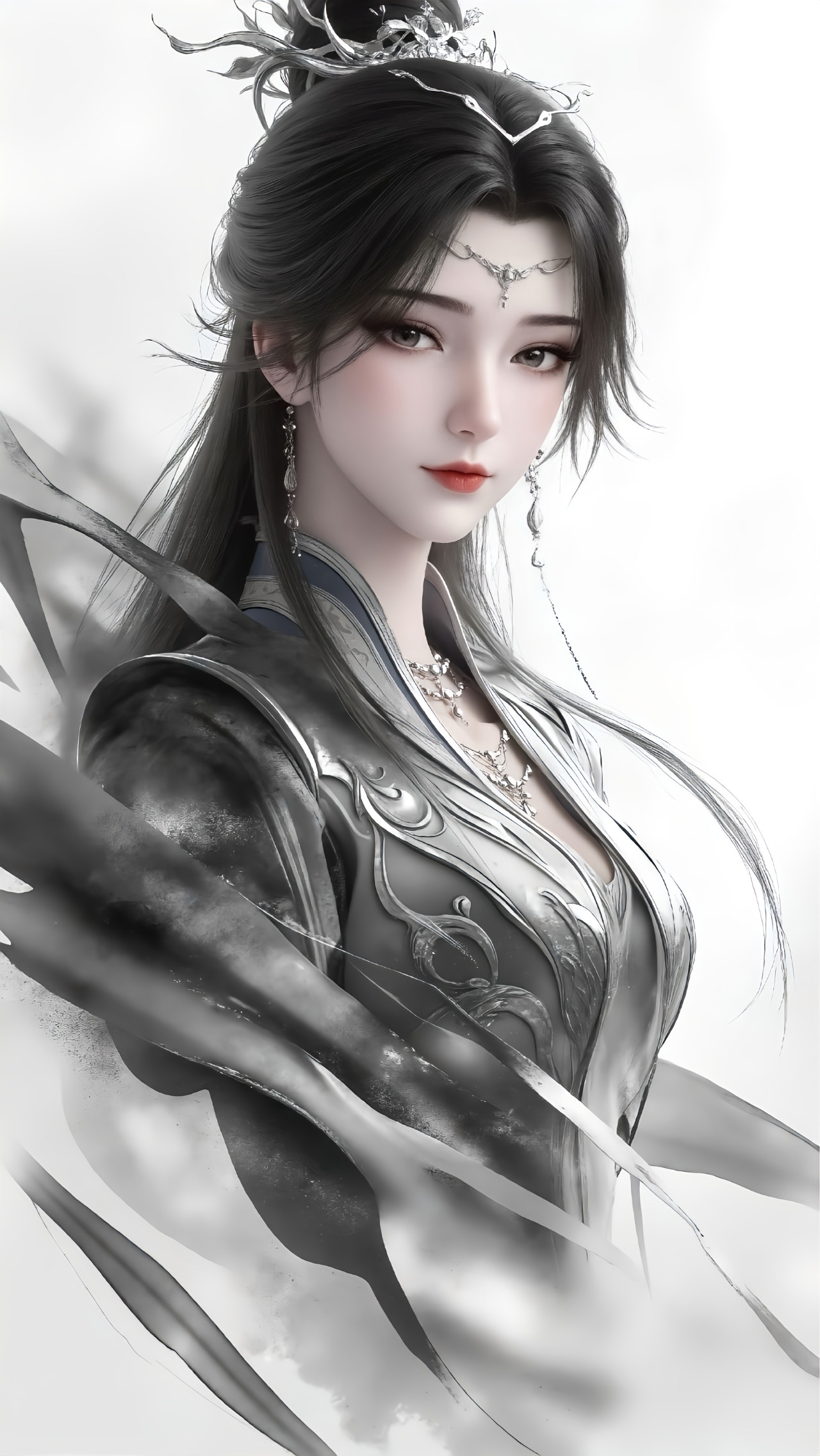 仙逆李慕婉【精致美图】水墨风，飘逸且自然，衬托出婉儿的仙风道骨！​​​