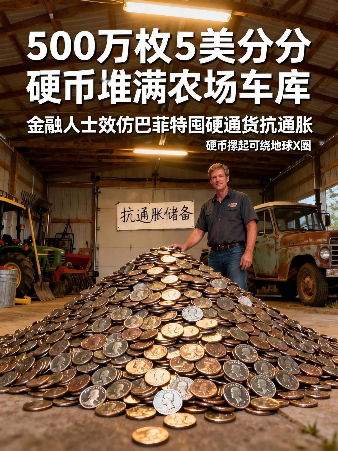 家人们谁懂啊！美国有个叫凯尔·米切尔的金融老哥，直接整了个震惊操作——在自家农场