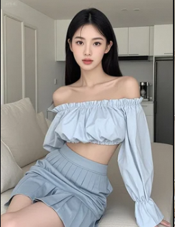 这种美女，是不是连风吹的角度都特意设计过？