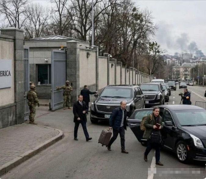 美国驻基辅大使馆人员开始撤离！鲁比奥信了，卡拉斯还在嘴硬。当地消息证实，美国驻乌