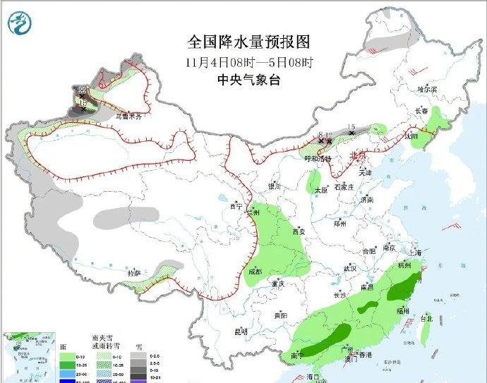 【本周冷冷冷雨雨雨雪雪雪】冷冷冷冷又要回来了11月4日夜间至9日，将有较强冷空