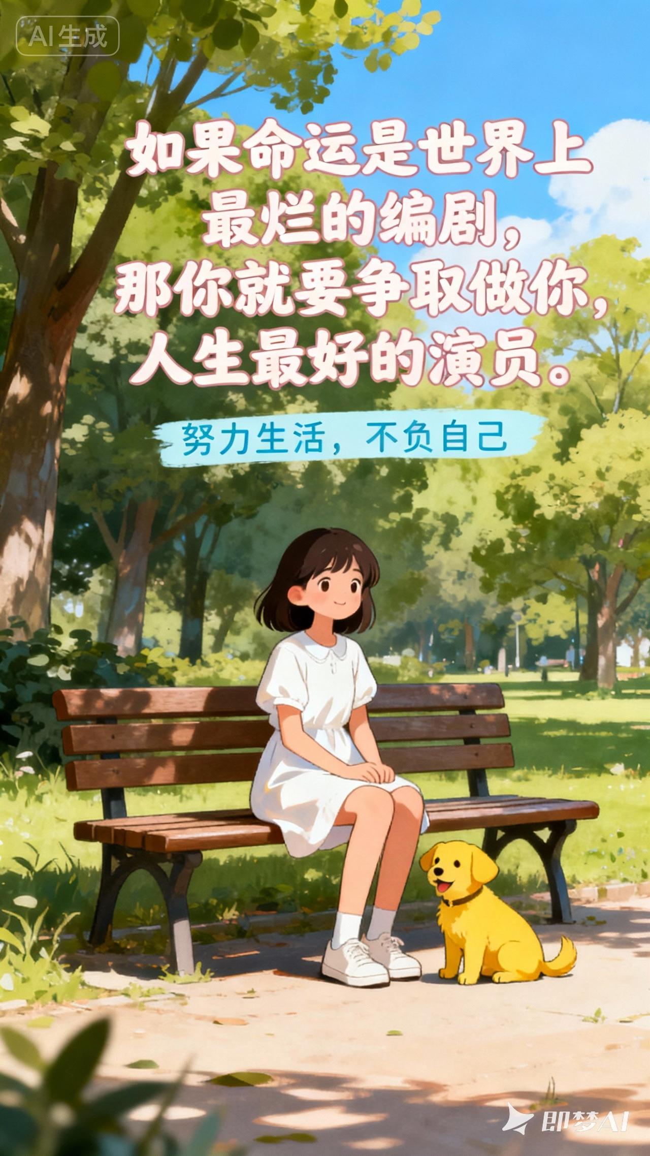 人生这条路，它若不对你温柔，你就自己把自己捧在手心。风雨兼程不可怕，每