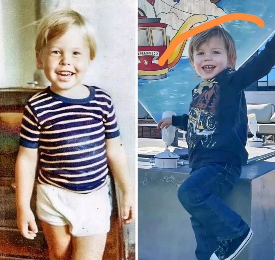 马斯克的大儿子和小时候的马斯克很像。能看到另一个自己，本是件幸福的事。谁知