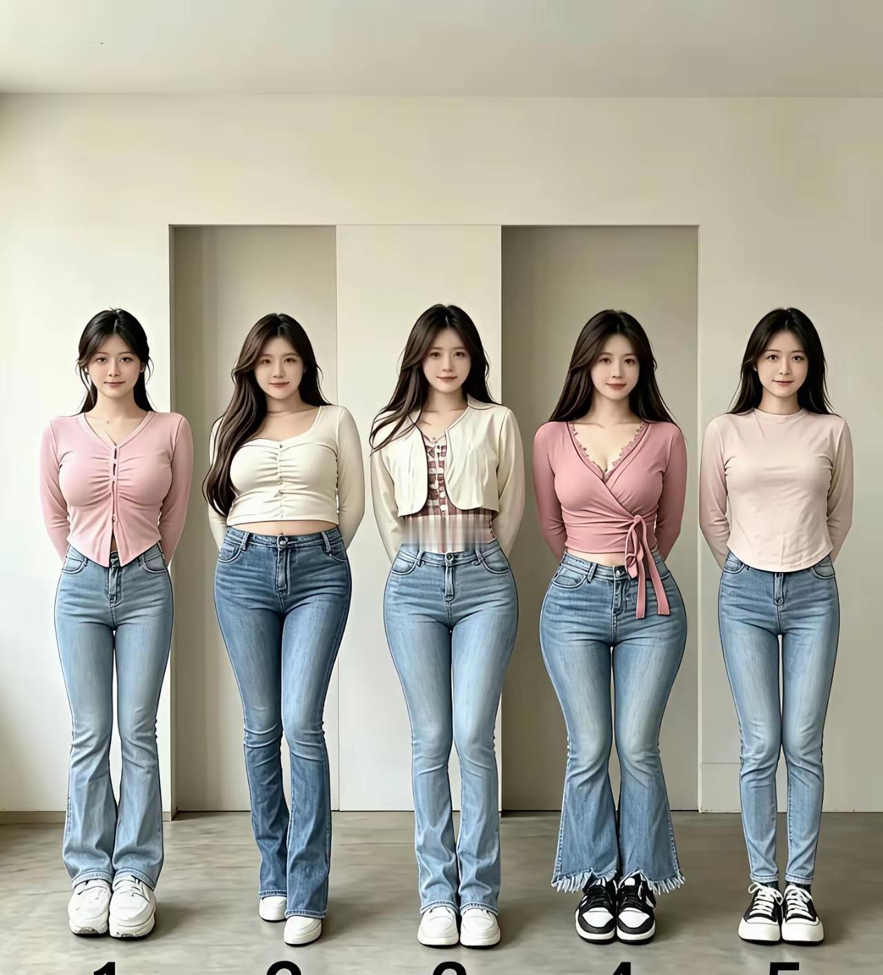 哪一位美女体型好看，