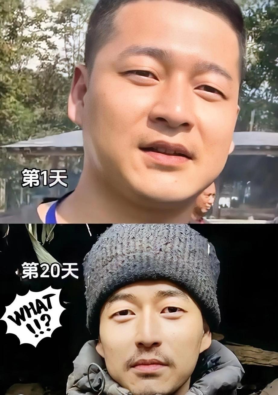 67号大哥总结：减肥就是少吃！在《荒野求生》极限挑战第67期中，大哥19天，