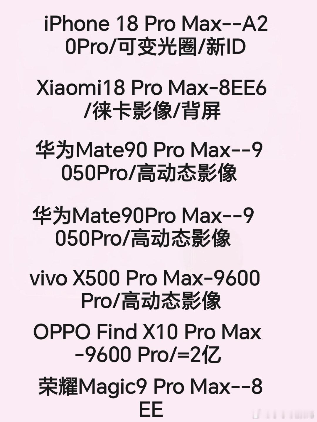 9月旗舰机全员ProMax,到底怎么选？①iPhone18ProMax：