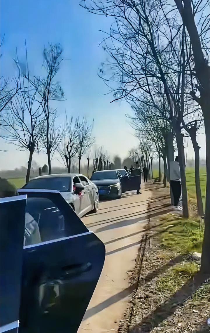 结婚当天新郎跑了，婚礼车队还没到地方，新郎开门逃跑。新郎跑进了荒郊野外，后面