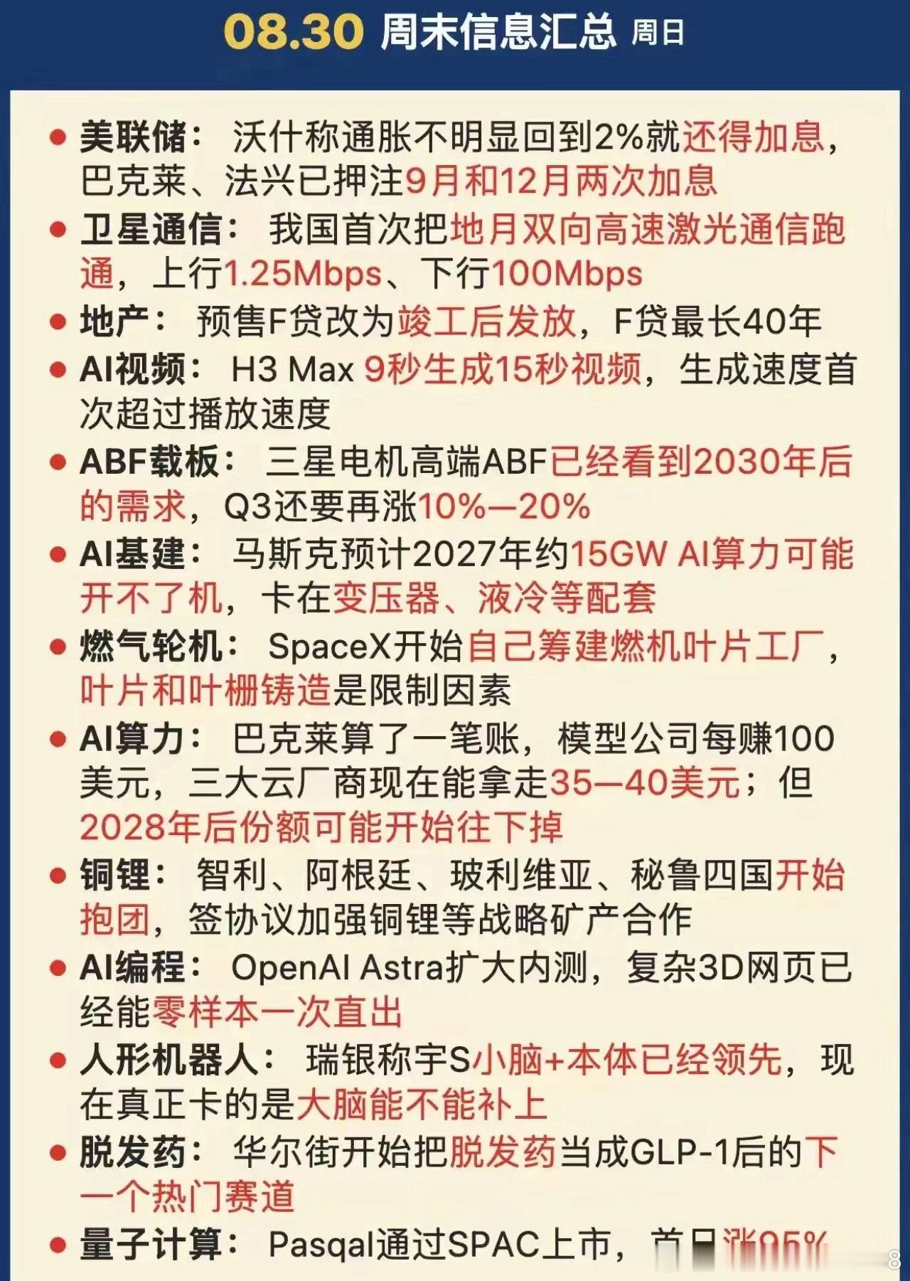 周末重点消息复盘外围层面，美联储官员释放偏鹰表态，市场开始重新定价后续加息的可能