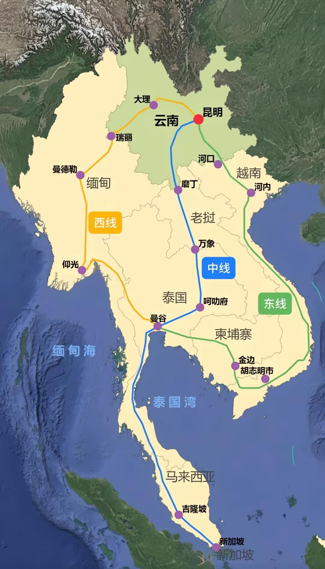 🐰泛亚铁路绕开越南后，2026年的连锁反应终于逐渐显现！当周边国家陆续搭上