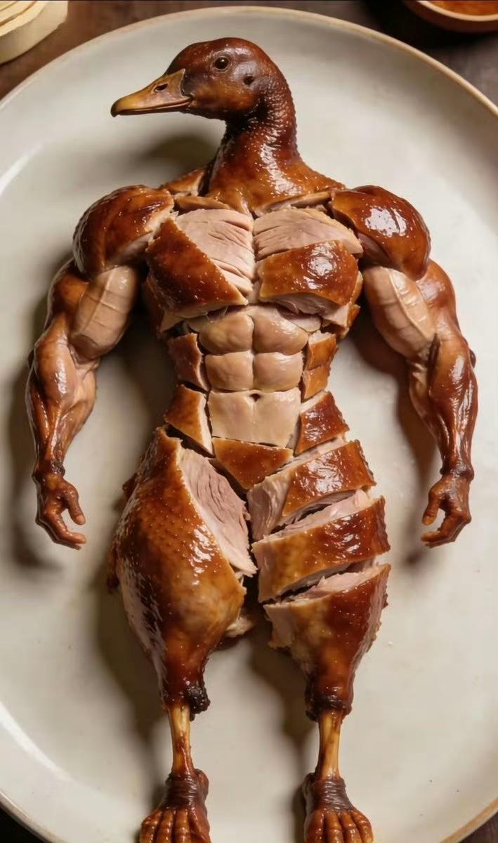 吃完这只烤乳鸽，是不是就无敌了？