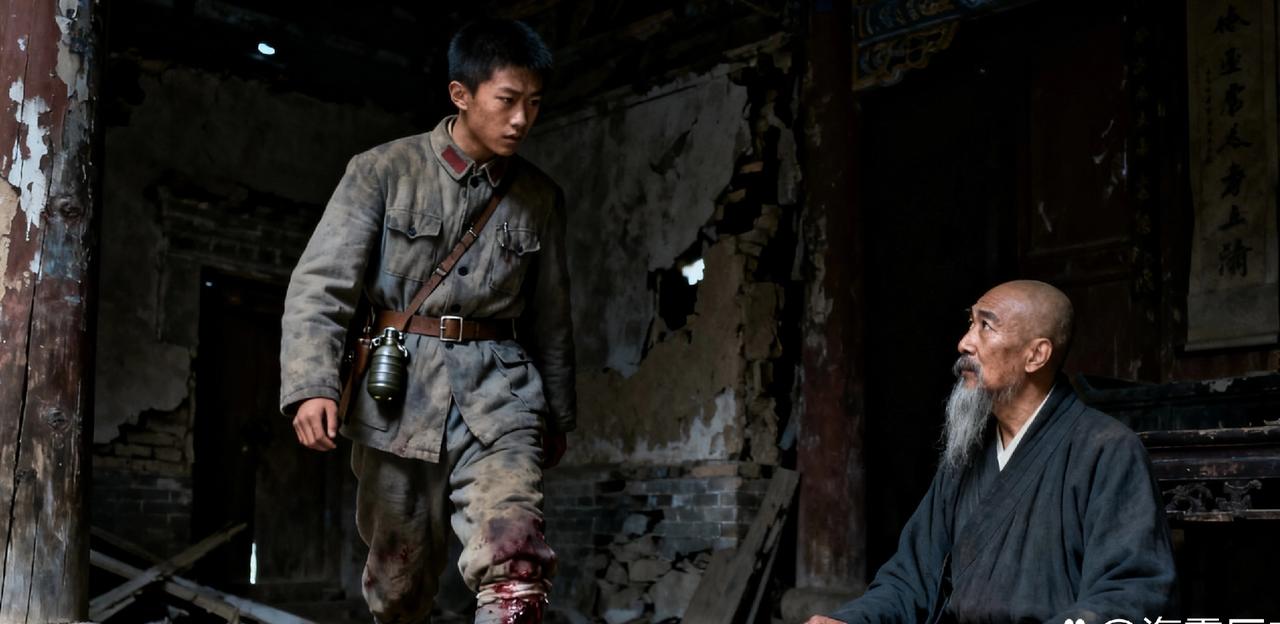 1937年深秋，17岁红军战士陈虎腿部中弹，在祁连深山迷了路。天色擦黑，伤口渗血