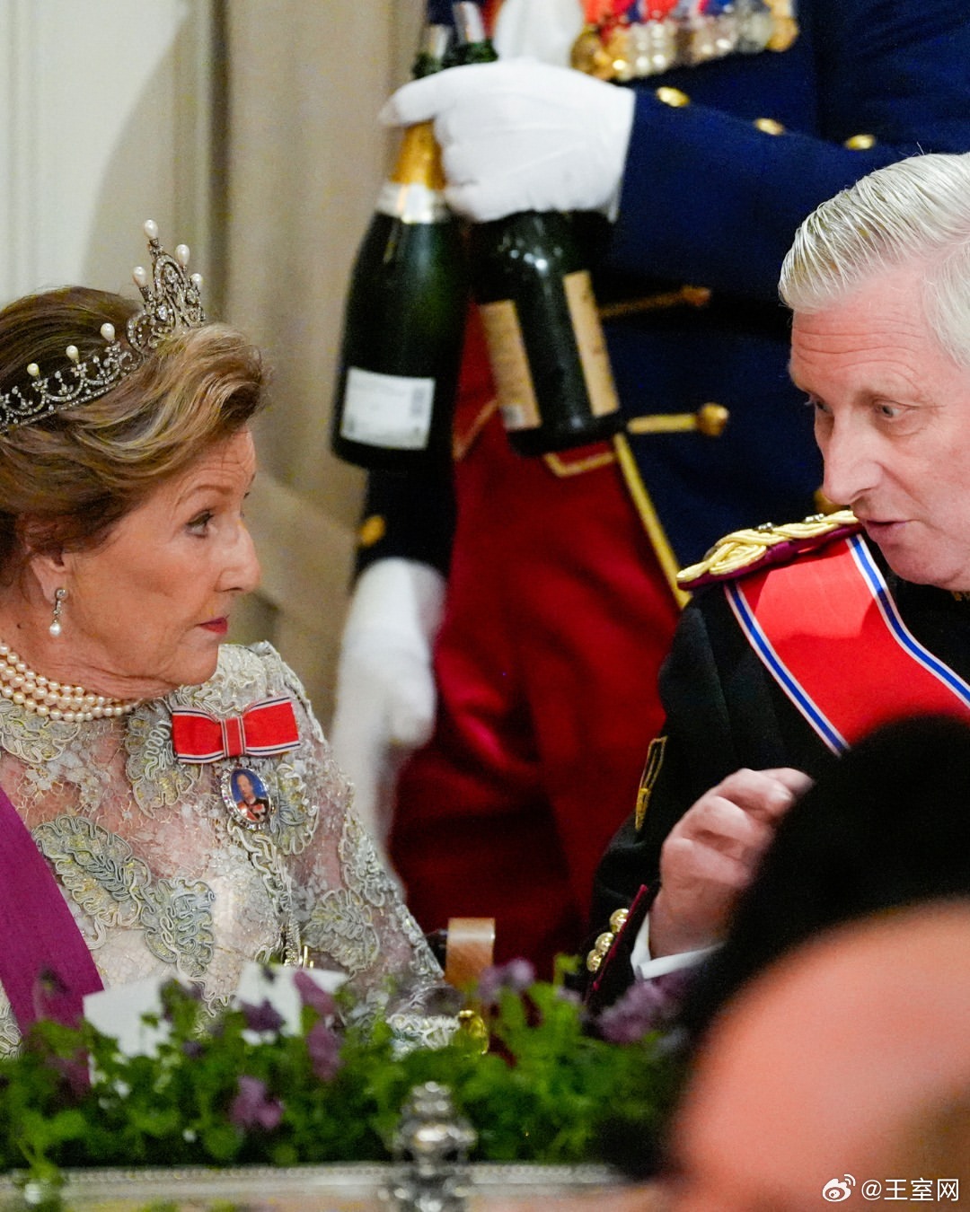 比利时国王夫妇国事访问挪威晚宴补图世界各国王室王室国事访问