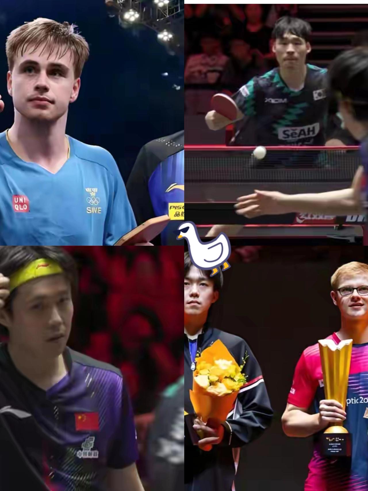 28日下午大满贯：男单4强诞生，张禹珍盘外招，王楚钦强势剃光头王楚钦今天全