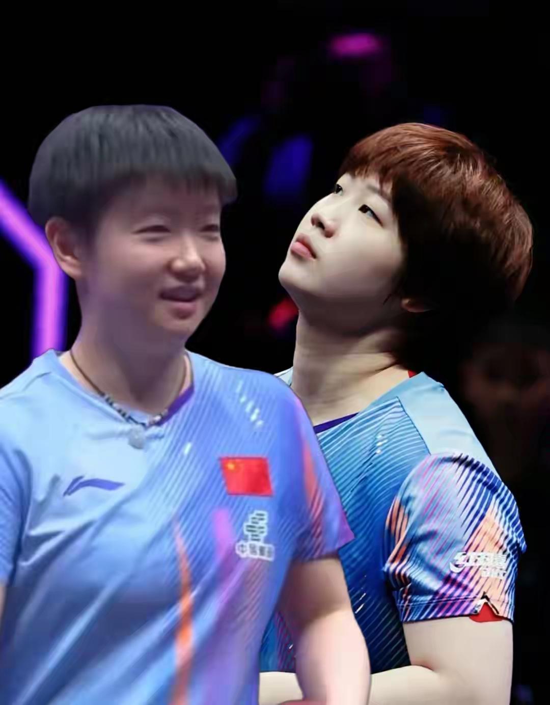 覃予萱止步16强我不心疼，心疼的是孙颖莎与蒯曼有一人也要止步16强。莎