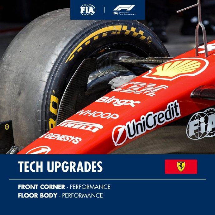 红牛与法拉利在铃鹿赛道带来了升级，与之前两场是不一样的。升级部分包含：侧箱、全