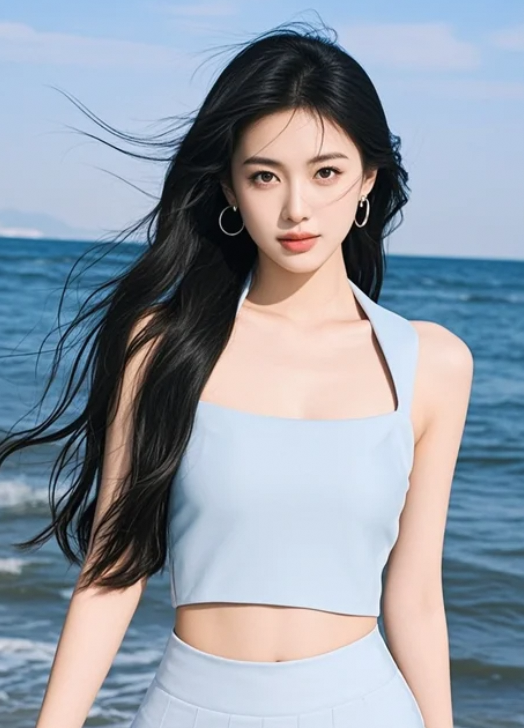 美女凝视镜头的那一瞬，你敢不敢和她对视满三秒？