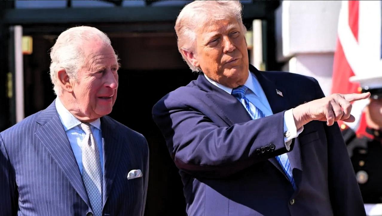 一场国宴硬生生搞成了修罗场，直接给我看乐了。4月28日，在欢迎英王查尔斯的晚