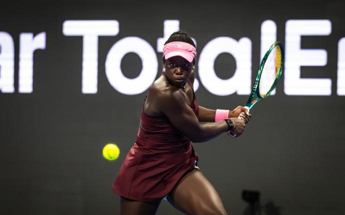 姆博科2比1战胜莱巴金娜后，本站拿到了390个积分。下周的官方排名就将历史首次升