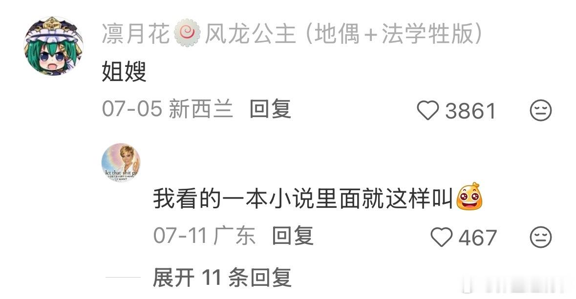 笑不行了，看到一个小红书帖子问，应该怎么称呼姐姐的女朋友？底下评论真是大开花，有