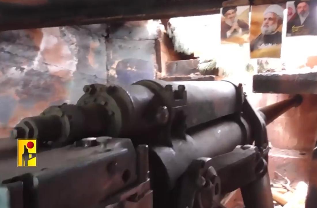 黎巴嫩真主党把苏联M-46型130毫米加农炮隐藏在地下堡垒，好像还是北方工业的B