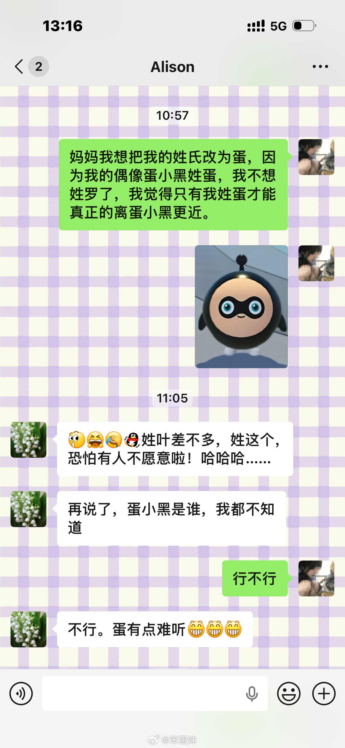 改名蛋笨妹