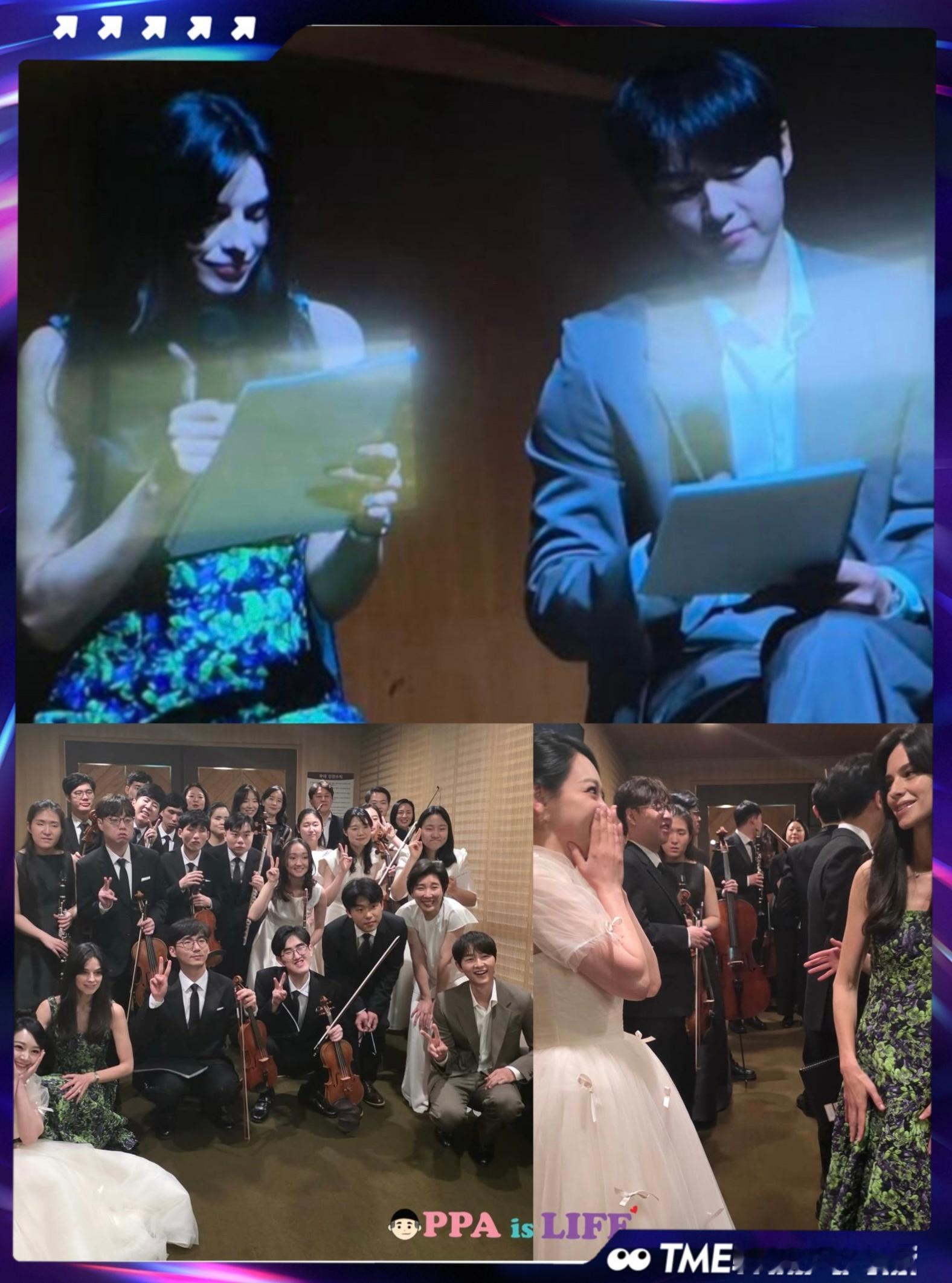 宋仲基携妻子现身音乐会宋仲基和妻子结婚三年后首次一同亮相正式场合！