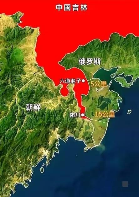太可惜了，就差这一点点，我国就有个出海口了